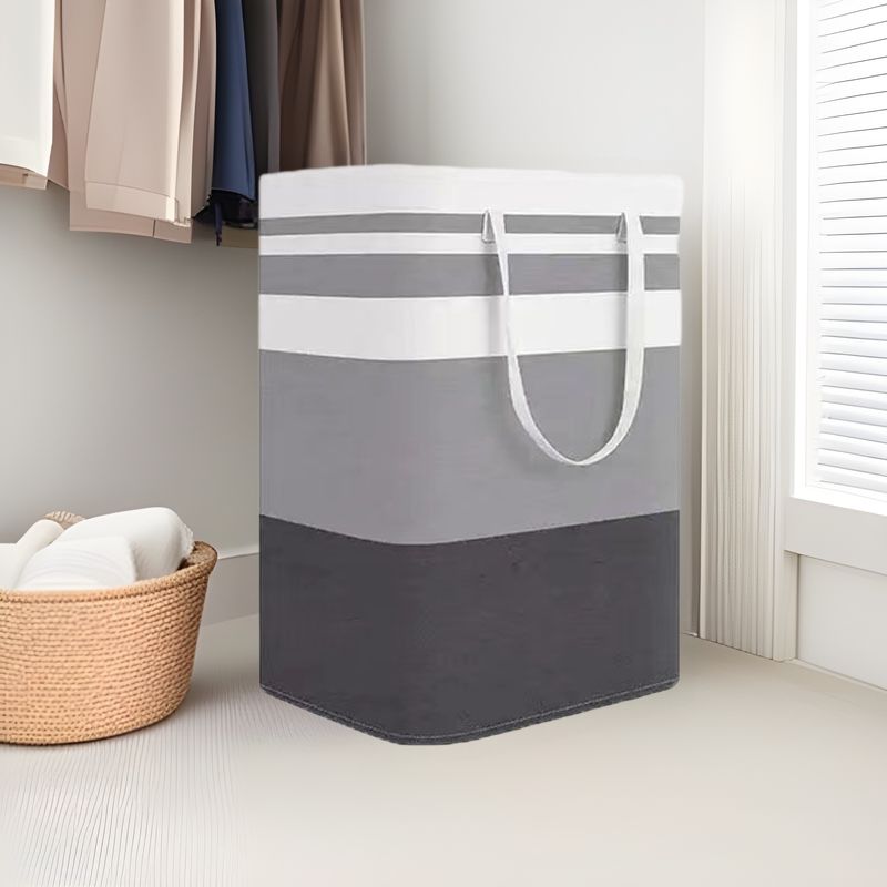 Large Laundry Baskets, Waterproof, Freestanding Laundry Hampers, Collapsible Clothes Hamper with Reinforced Handles in Laundry Room, College Dorm, Bathroom, Bedroom