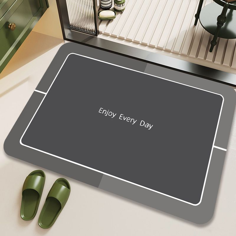 3.5mm Extra Thick Quick-Drying Water-Absorbent Non-Slip Floor Mat Crystal Velvet Kitchen Entrance Door Mat Stain-resistant Carpet Bathroom Bath Rugs