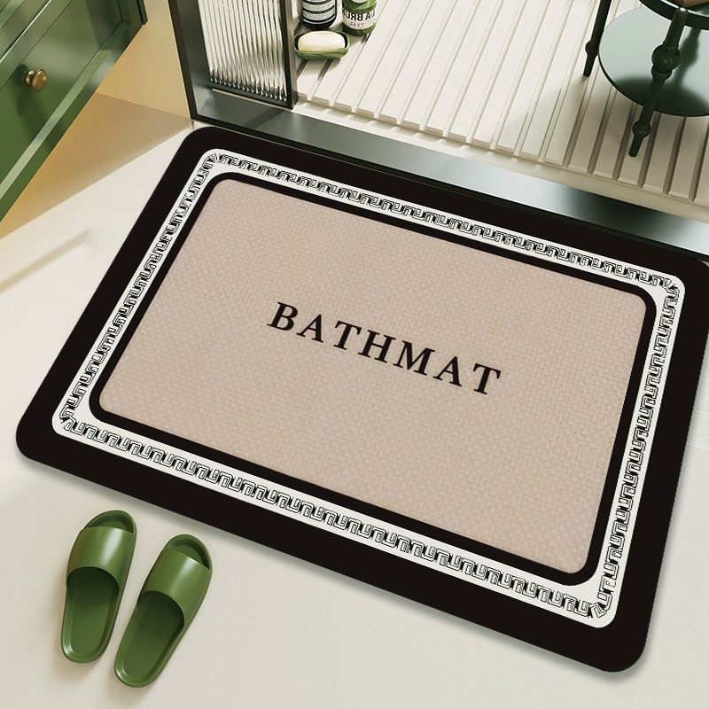 3.5mm Extra Thick Bath Mat-Bathroom Mat Rug Non Slip Super Absorbent Stain Resistant Quick Dry Thin Bath Rug-Bath Mats Carpet for Bathroom Floor Bathtub Mats-Bathmat Bath Rug Easy Care Doormats