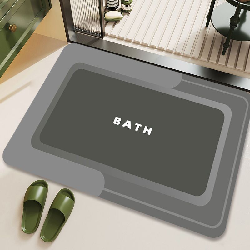 3.5mm Extra Thick Bath Mat-Bathroom Mat Rug Non Slip Super Absorbent Stain Resistant Quick Dry Thin Bath Rug-Bath Mats Carpet for Bathroom Floor Bathtub Mats-Bathmat Bath Rug Easy Care Doormats