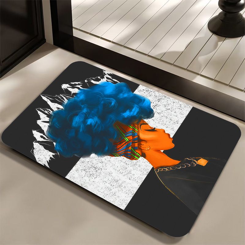 3.5mm Extra Thick Bath Mat-Bathroom Mat Rug Non Slip Super Absorbent Stain Resistant Quick Dry Thin Bath Rug-Bath Mats Carpet for Bathroom Floor Bathtub Mats-Bathmat Bath Rug Easy Care Doormats