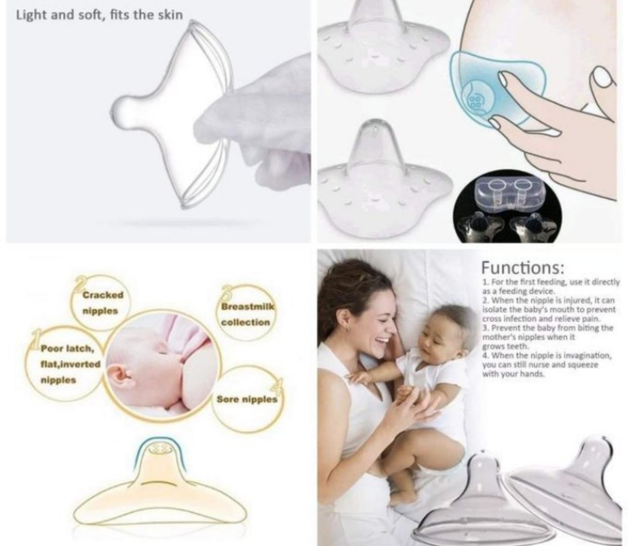 Momeasy Nipple shield , teat shield, Silicone PBA FREE
