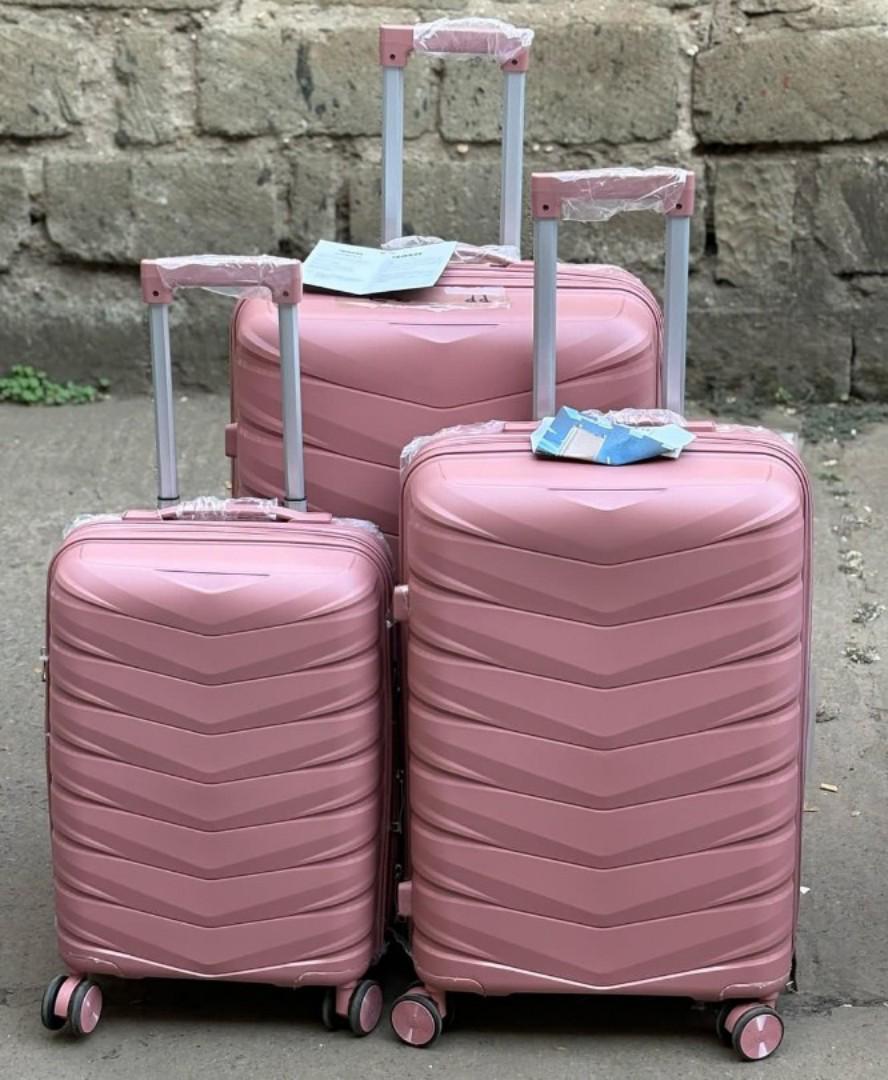 3 in 1 unbreakable PP suitcases. size 4  (  Height - 63cm, 57cm, 48cm