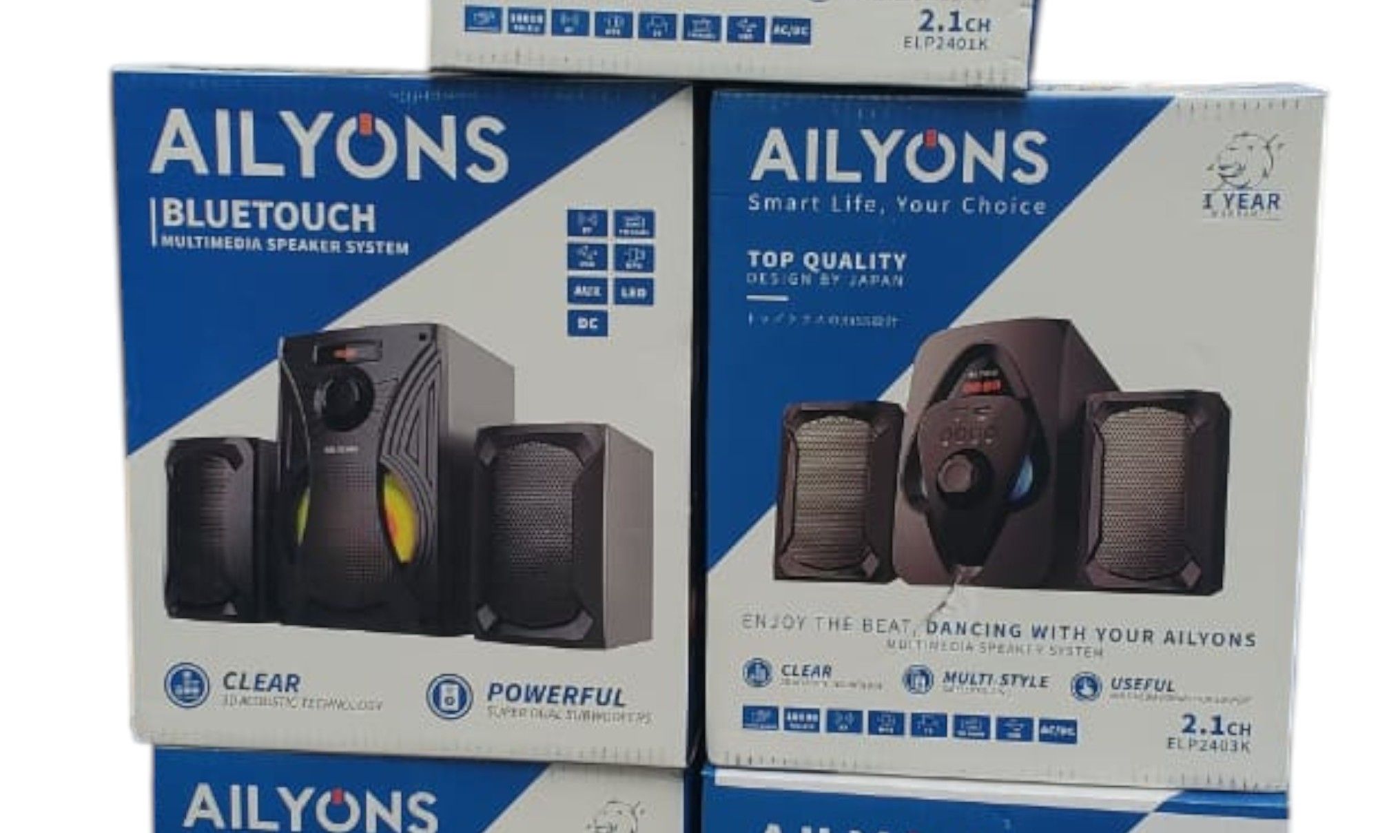 2.1CH AILYONS SUBWOOFER SYSTEM, ELP2403/1