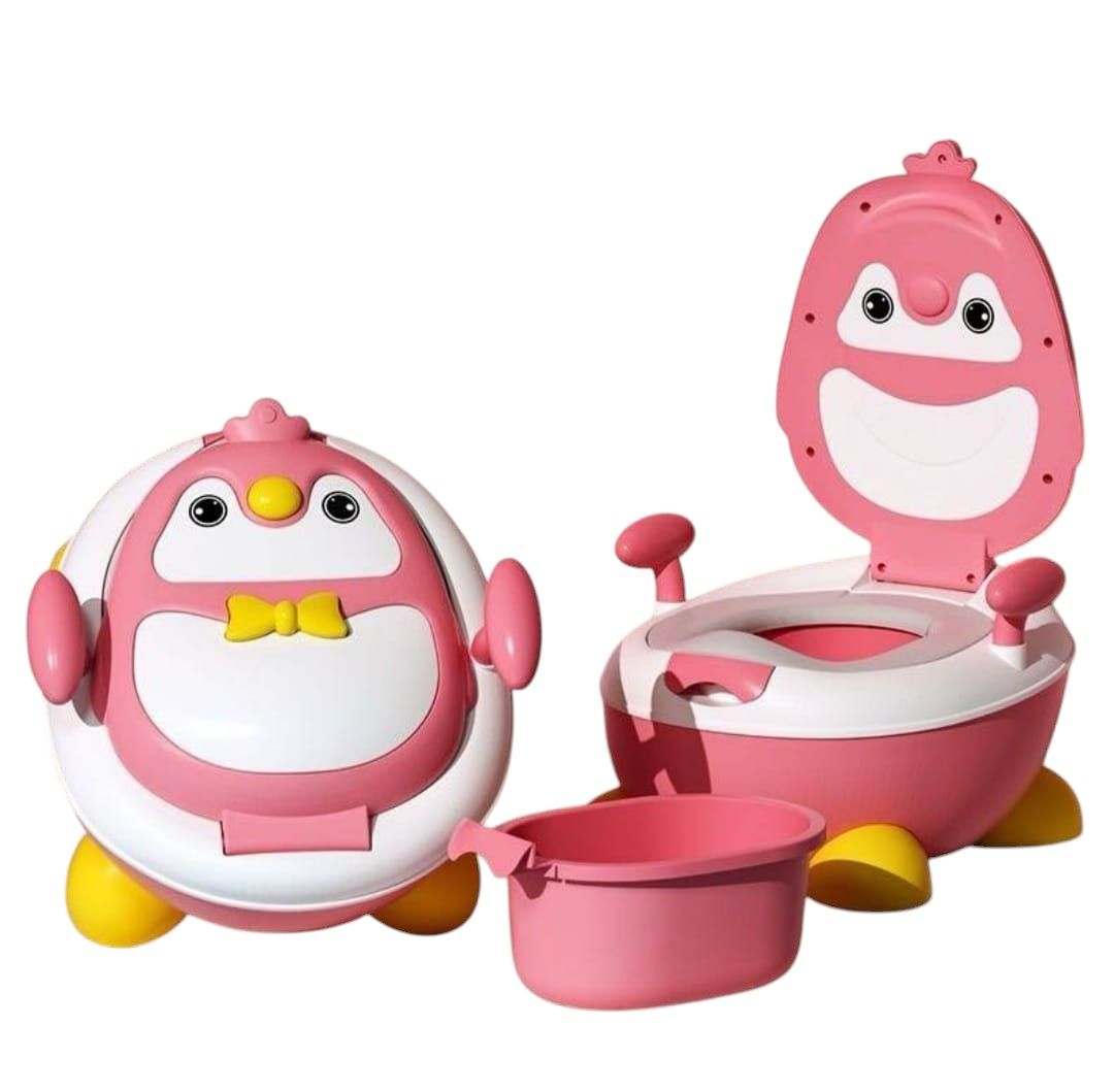 CUTE PENGUINE BABY POTTY WITH SOFT SEAT