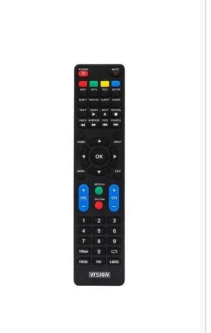 VISION SMART ANDROID TV REPLACEMENT REMOTE CONTROL.
