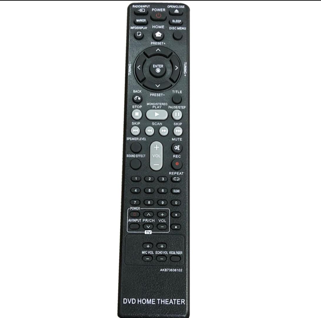 LG HOME THEATER REPLACEMENT REMOTE CONTROL