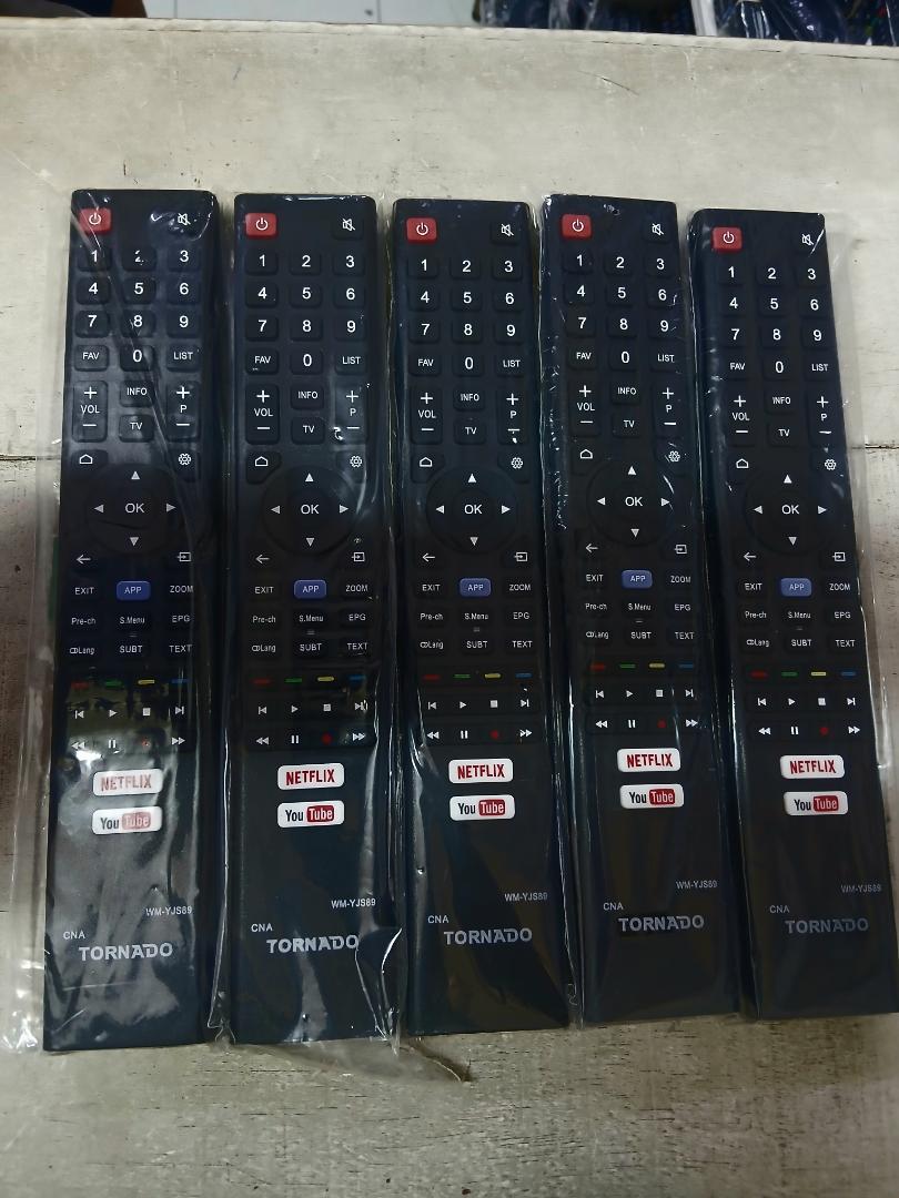 TORNADO SMART TV REMOTE CONTROL FOR TORNADO TVS .