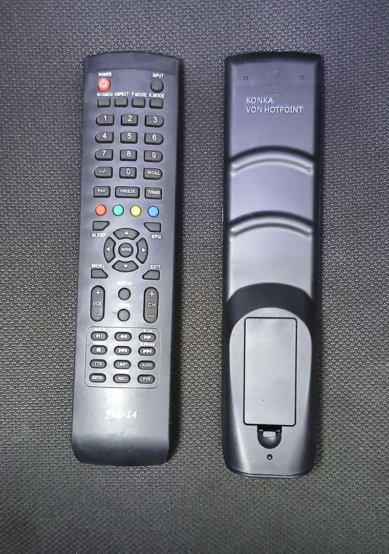 VON HOTPOINT DIGITAL TV REPLACEMENT REMOTE CONTROL.