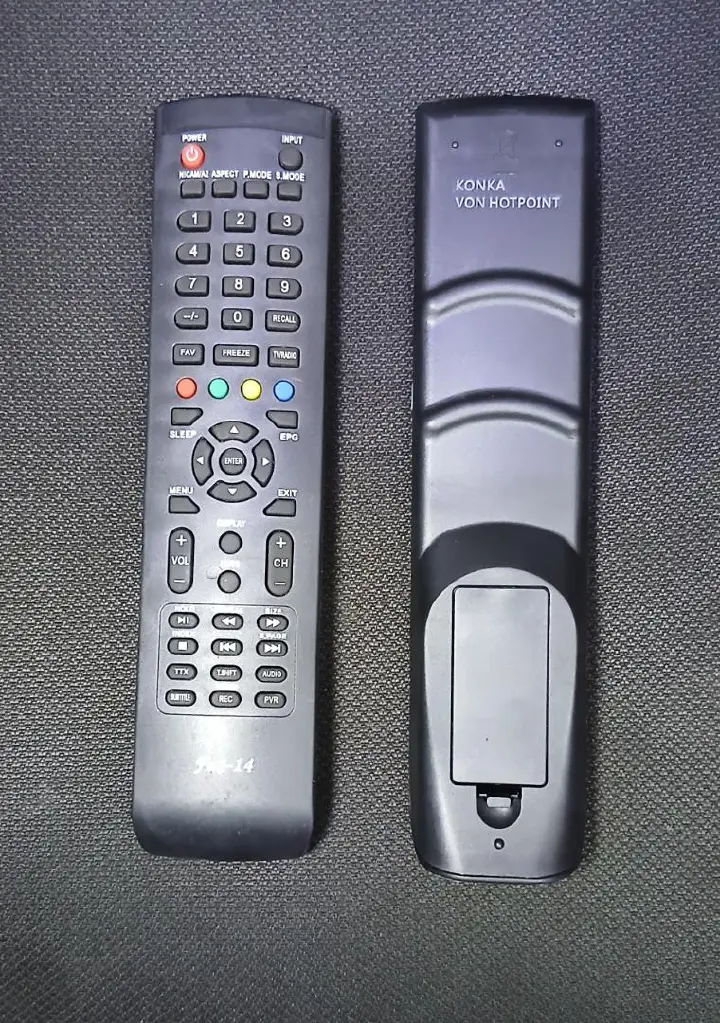 VON HOTPOINT DIGITAL TV REPLACEMENT REMOTE CONTROL.