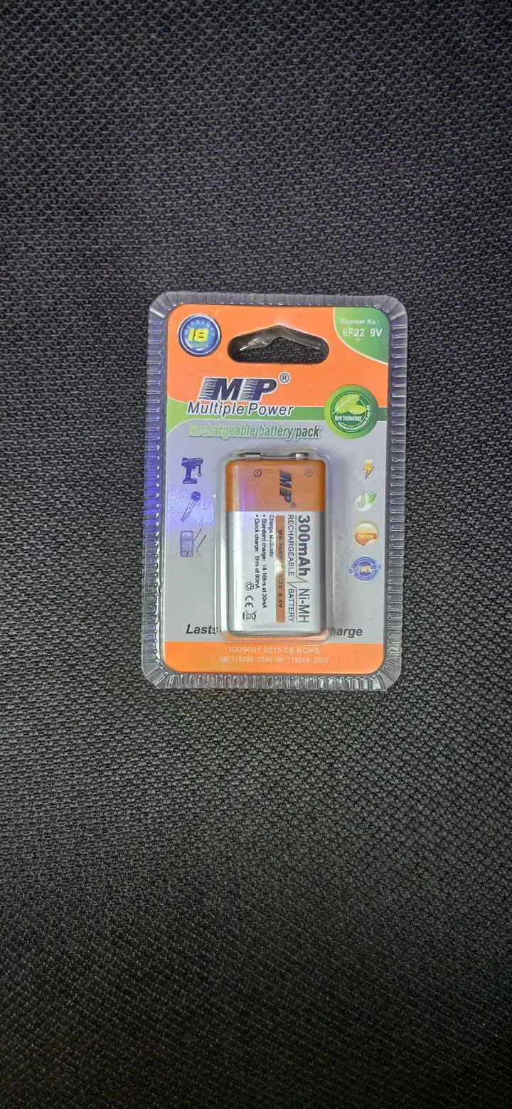 MP RECHARGEABLE BATTERY PACK 300mAh SIZE 8.4V