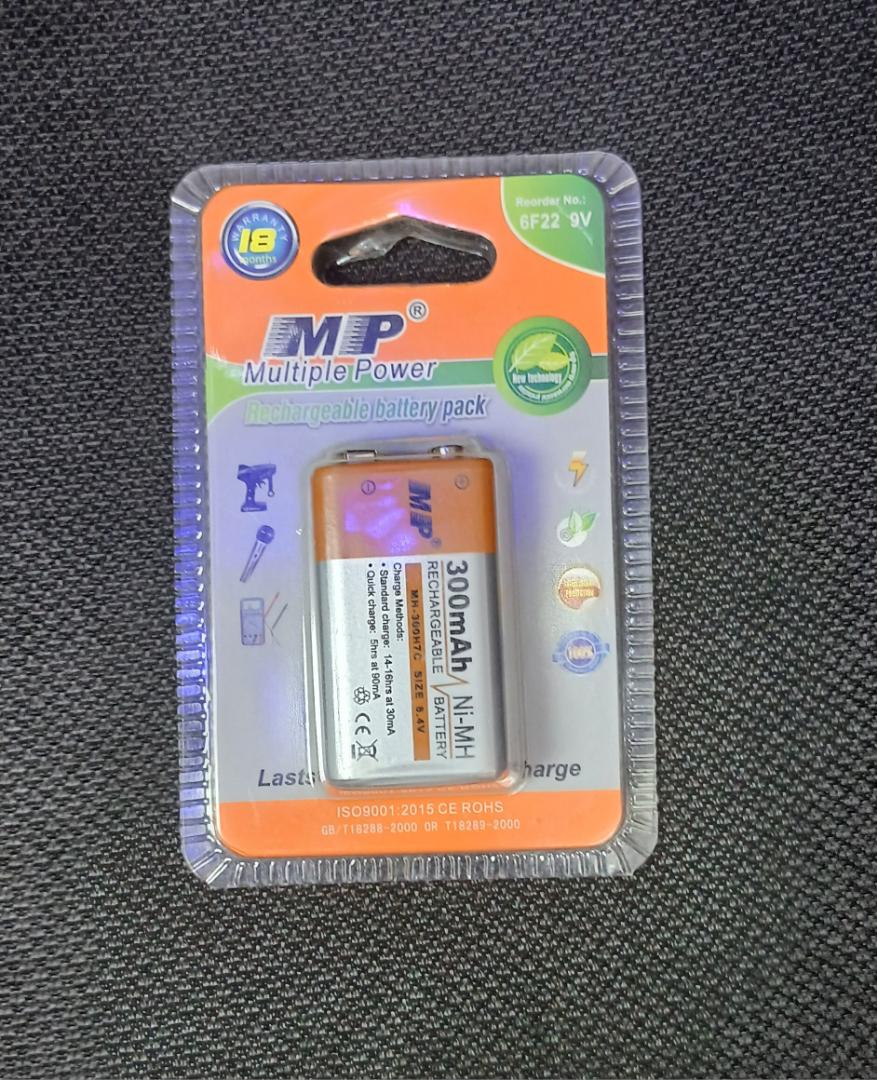MP RECHARGEABLE BATTERY PACK 300mAh SIZE 8.4V