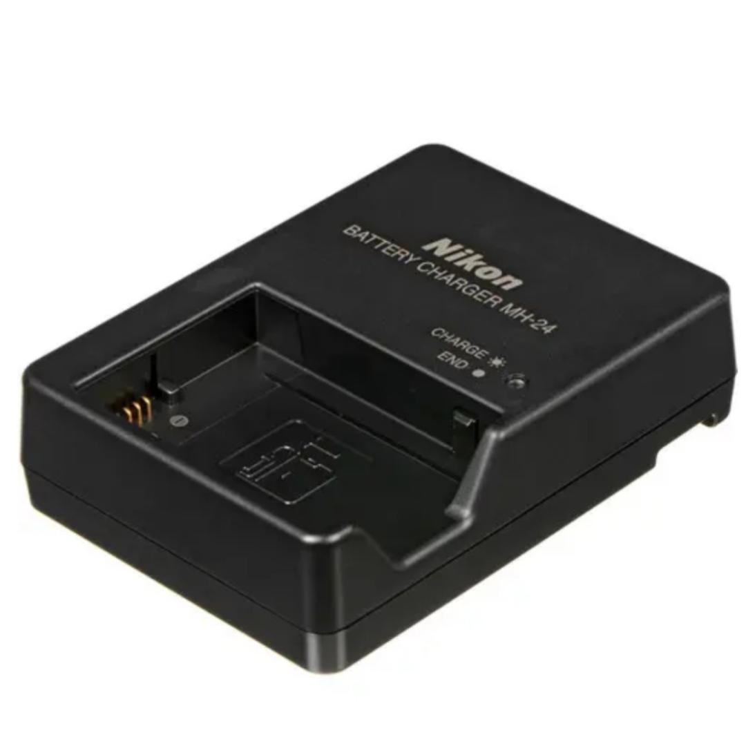 NIKON MH-24 QUICK CHARGER FOR EN-EL 14 Li-ion Battery compatible with NikonD3100 DSLR, D5100 DSLR, and  P7000 Digital camera.