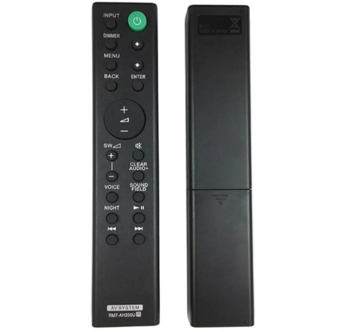 SONY SOUNDBAR REMOTE CONTROL RMT-AH200U HT-RT3 HT-RT40 HT-RT4 SA-CT390 SA-WRT3 .