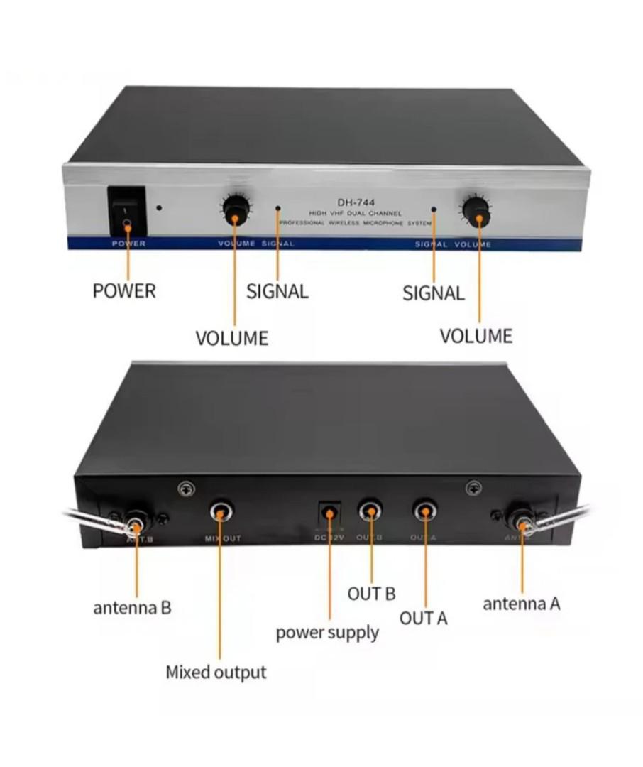 BNK DH-744 Wireless Microphone Professional Wireless Microphone.