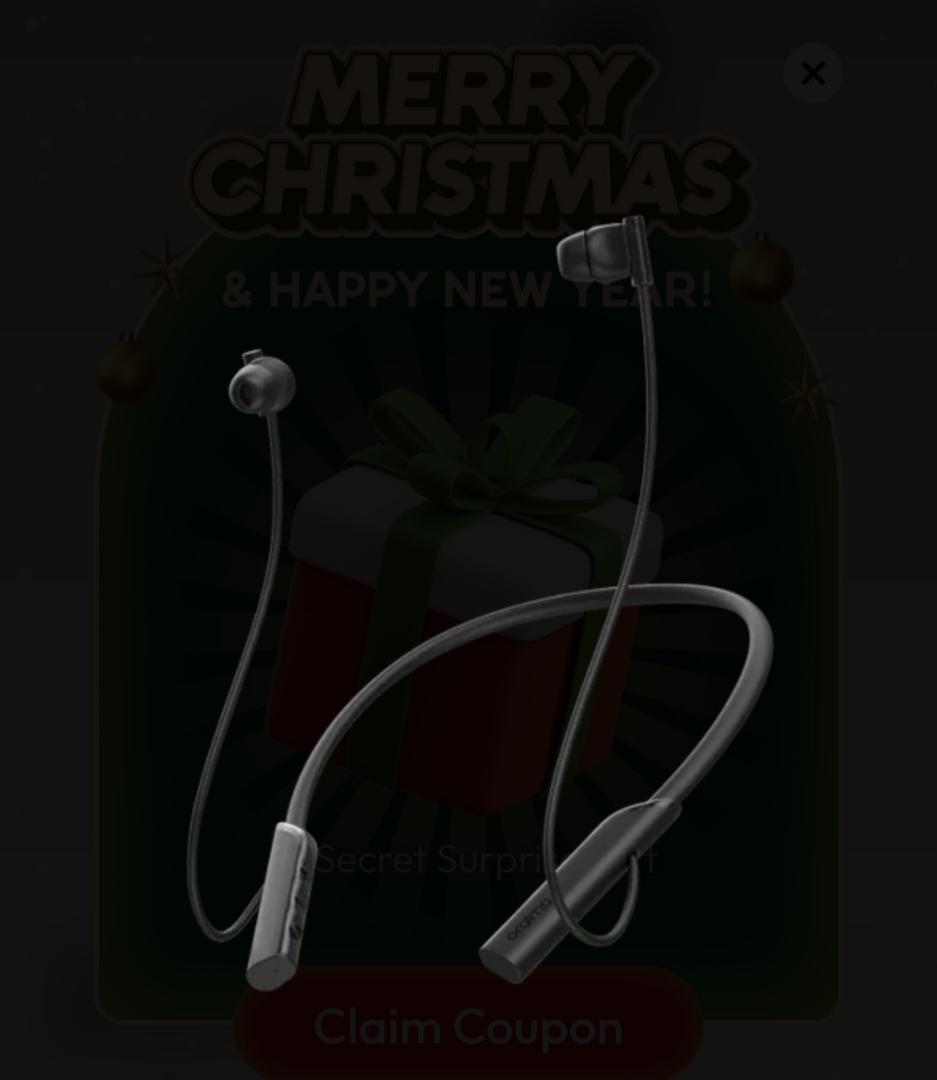 ORAIMO NECKLACE LITE OEB-311 CALL VIBRATION WIRELESS HEADPHONES.