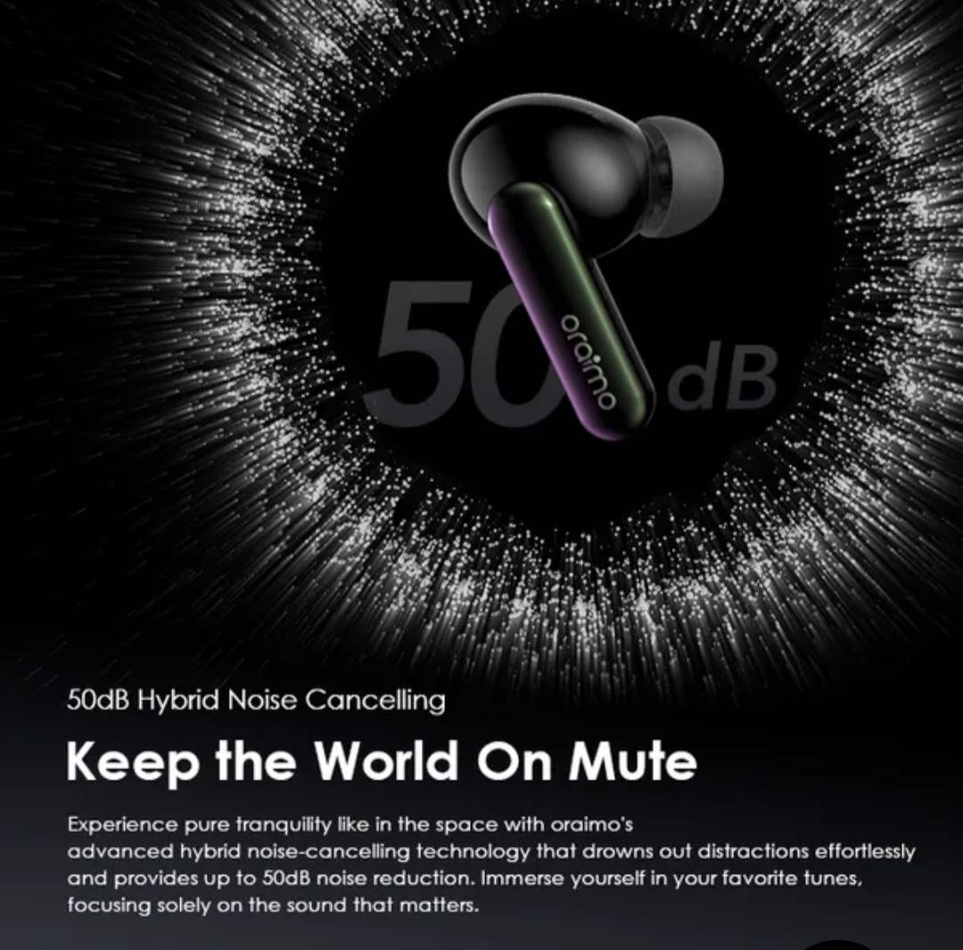 ORAIMO SPACE BUDS HYBRID ANC OSW-630 TRUE WIRELESS EARBUDS CUSTOMIZE VOICE PROMPT.