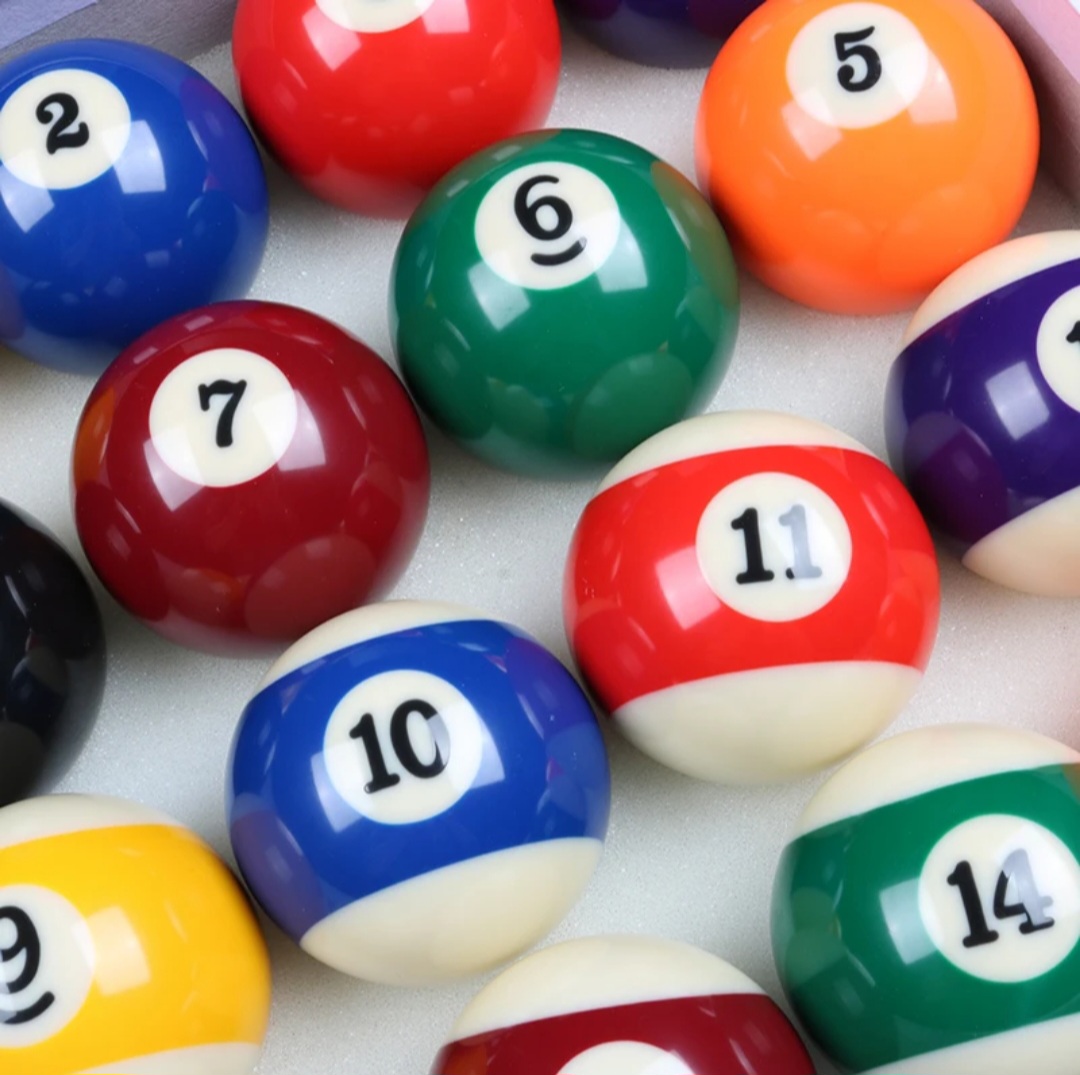 16PCS POOL TABLE BALLS  BILLIARD BALLS HIGH QUALITY REPLACEMENT SPORTS BALLS