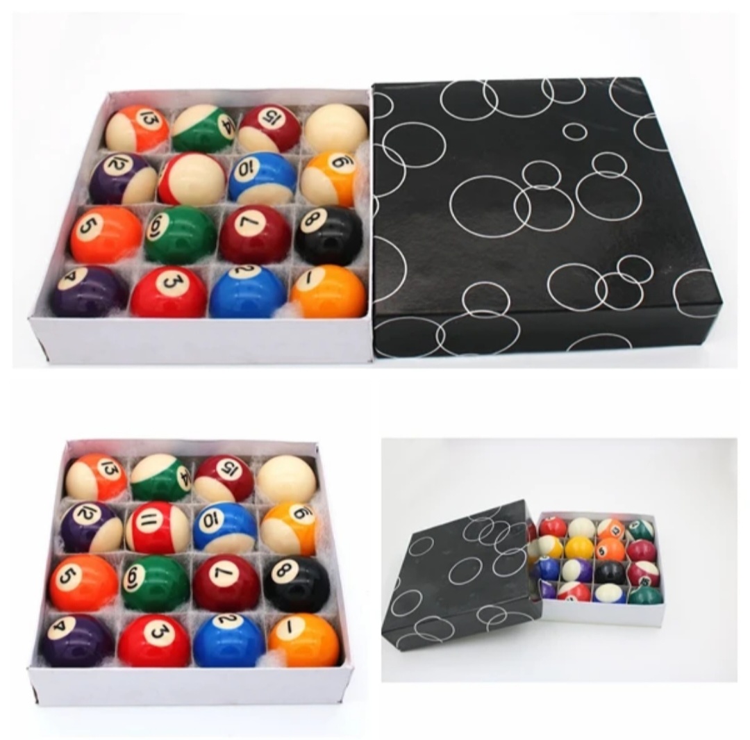 16PCS POOL TABLE BALLS  BILLIARD BALLS HIGH QUALITY REPLACEMENT SPORTS BALLS