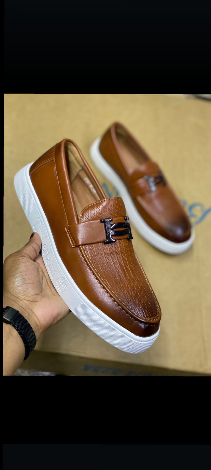 Timberland Fashion Low-cut Sneakers //Casual Shoes//Men Loafers- Brown