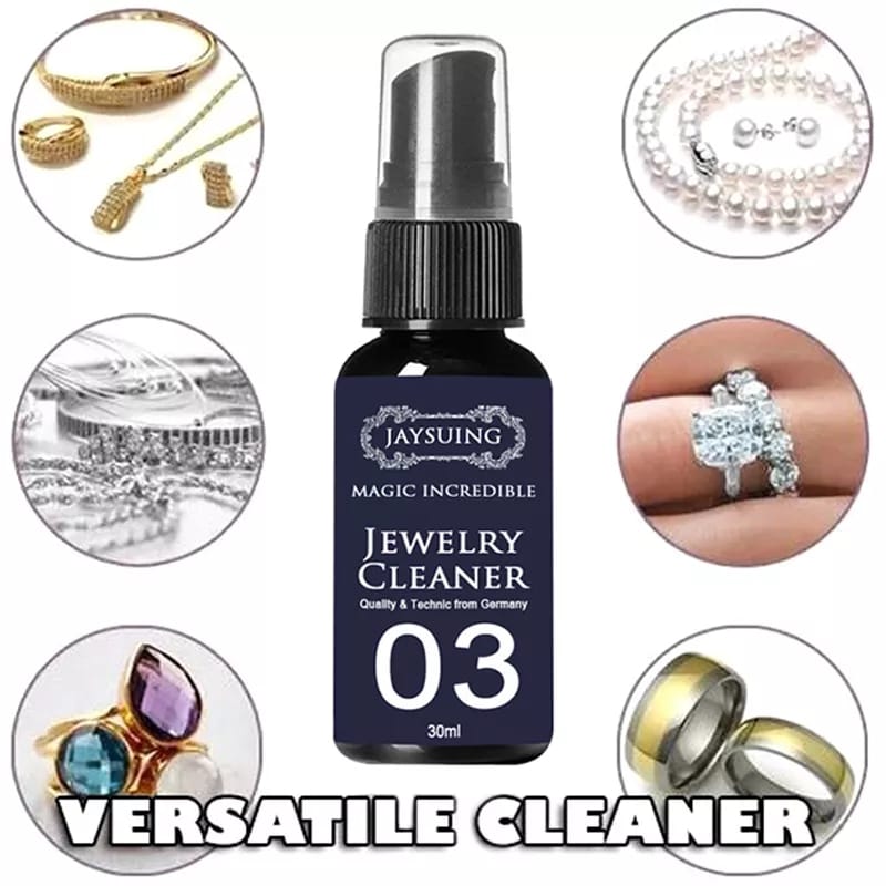 Jay suing, New improved Jewellery Cleaner, Anti Tarnish Jewellery Cleaner, Magic Incredible Jewellery Cleaner 30ml, Quick Jewellery Cleaning Spray(rings, necklaces, watches etc)