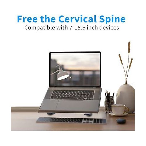 Improved Portable Foldable Aluminium Alloy Desktop stand// Laptop Stand//Tablet Stand