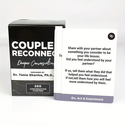 Couples Reconnect Card Game// Couples Game/Build And Rekindle Relationships/Conversation Starter/Perfect Date Night
