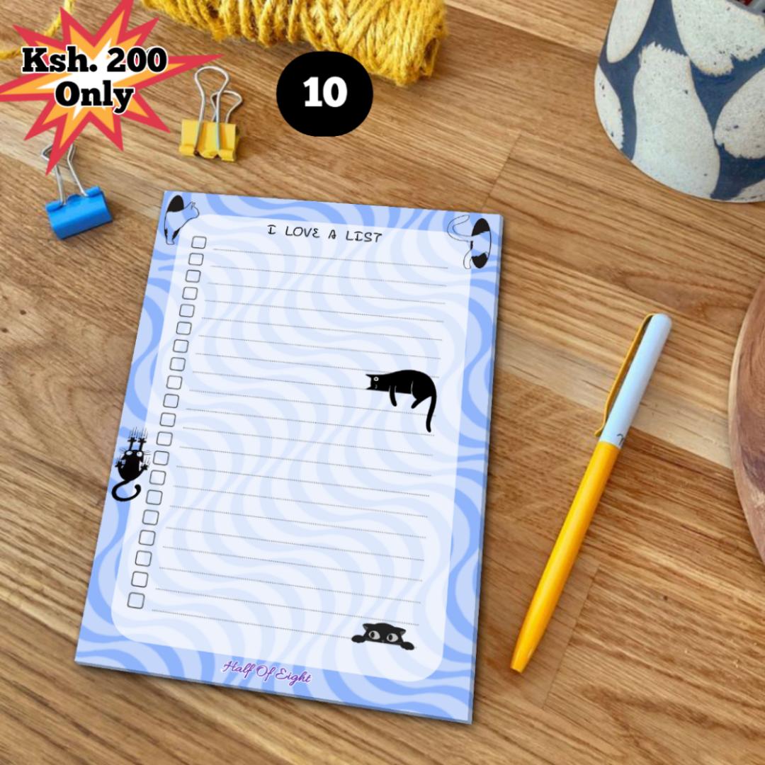 Unique A6 Notepad Of: Rihanna, Labubu, Latto, Billie Eilish, Groceries, Super Mario, and Cats. Book Accessories And Stationery