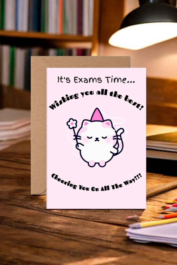 Success Cards, Exam Cards, Motivation Cards, Good Luck Greeting Cards