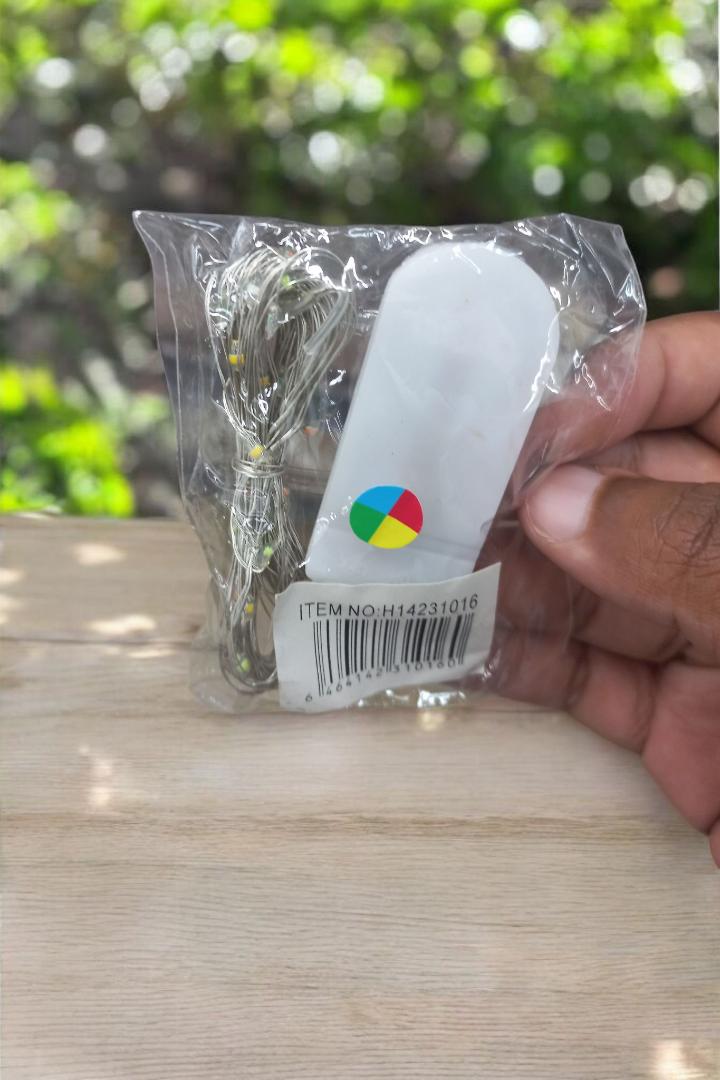 LED Copper Lights for Christmas Decor, Multicoloured (Red, Green, Blue and Yellow) LED Copper lights,  String Fairy Lights, LED Lights