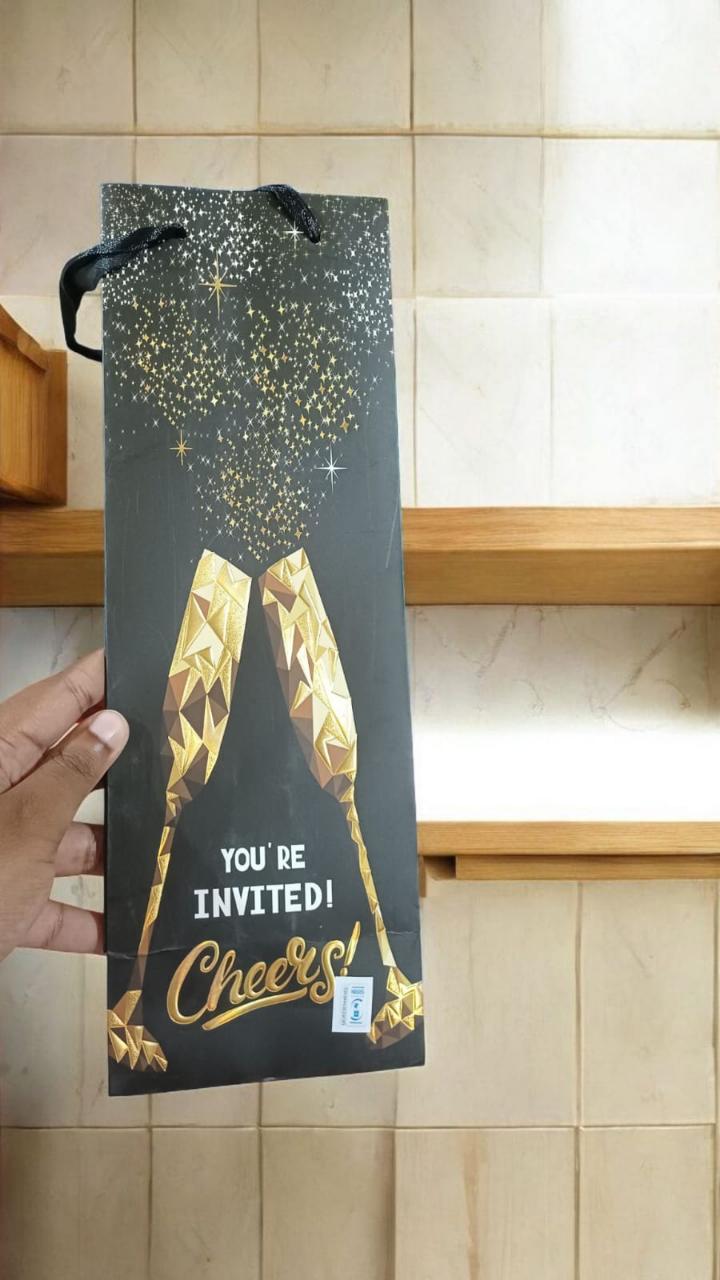 Gift Bag For Wine Lovers, Wine Gift Bag