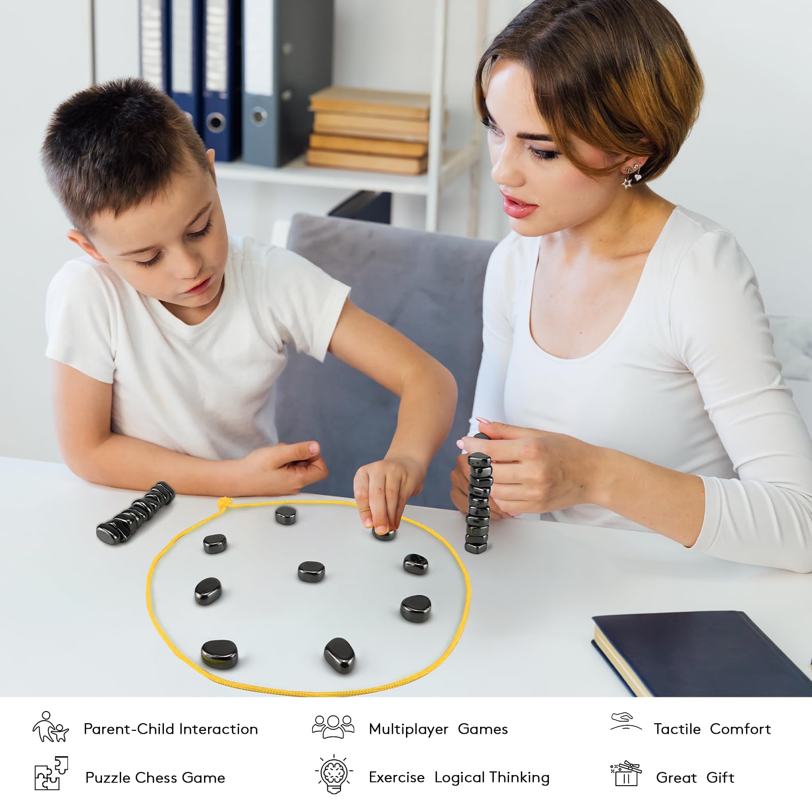 Magnetic effect chess children's leisure game interactive board game logical thinking magnet battle chess educational toy