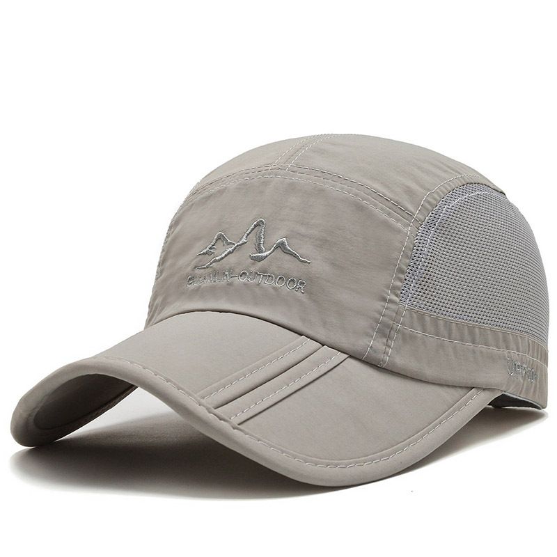 Men's summer folding baseball cap outdoor sports sun hat sunshade cap men's and women's mesh cap