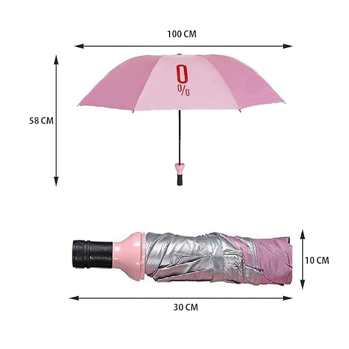Wine Bottle Shape Mini Compact Foldable Umbrella