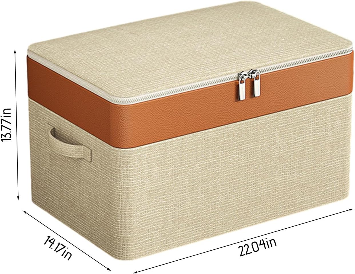 Closet Organizers and Storage Double Layer Oxford Zipper Clothes Storage Bag Wardrobe Storage Box Portable Storage Bag Winter Quilt Storage Box