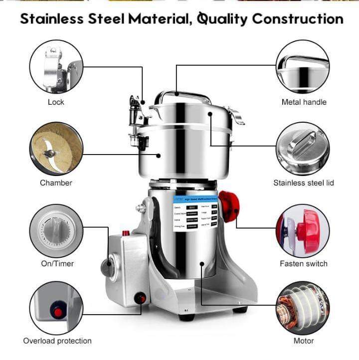 Powerful Electric Cereal Grain/herb Grinder Flour miller Kisiagi