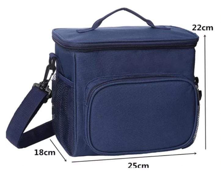 Insulated Lunch Bag, 10L Large Cool Bags Lunch Box for Women Men, Thermal Lunch Cooler Bag with Adjustable Shoulder Strap for Adults Kids, Leakproof Tote Bags