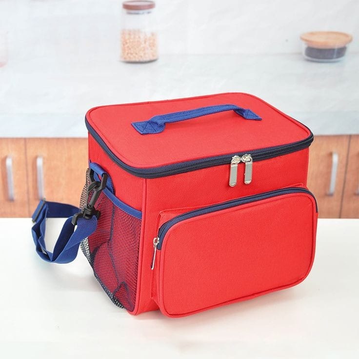 Insulated Lunch Bag, 10L Large Cool Bags Lunch Box for Women Men, Thermal Lunch Cooler Bag with Adjustable Shoulder Strap for Adults Kids, Leakproof Tote Bags