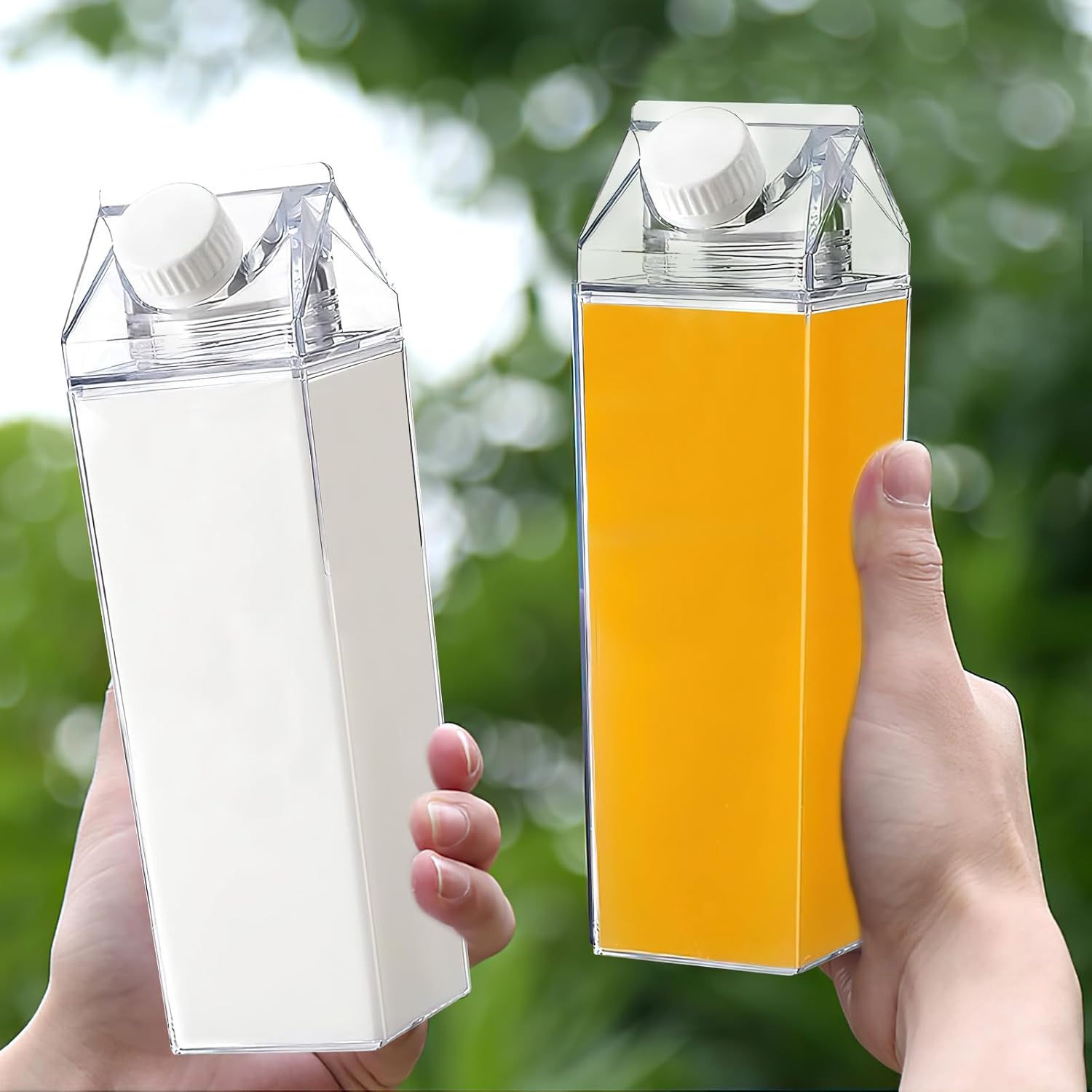 1L acrylic fridge bottle with tight duo lid