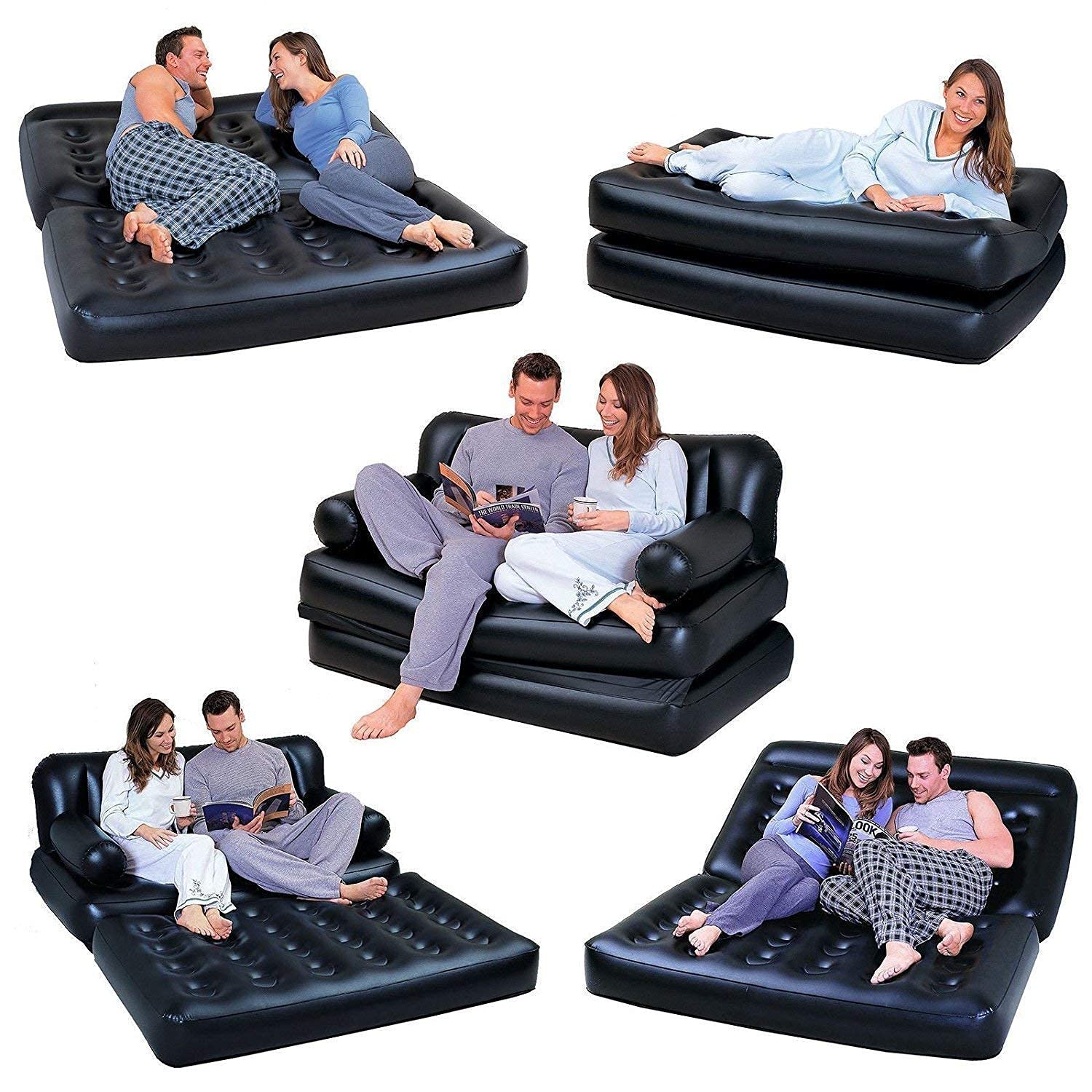 5in1 Inflatable Multifunction sofa-bed With Manual pump