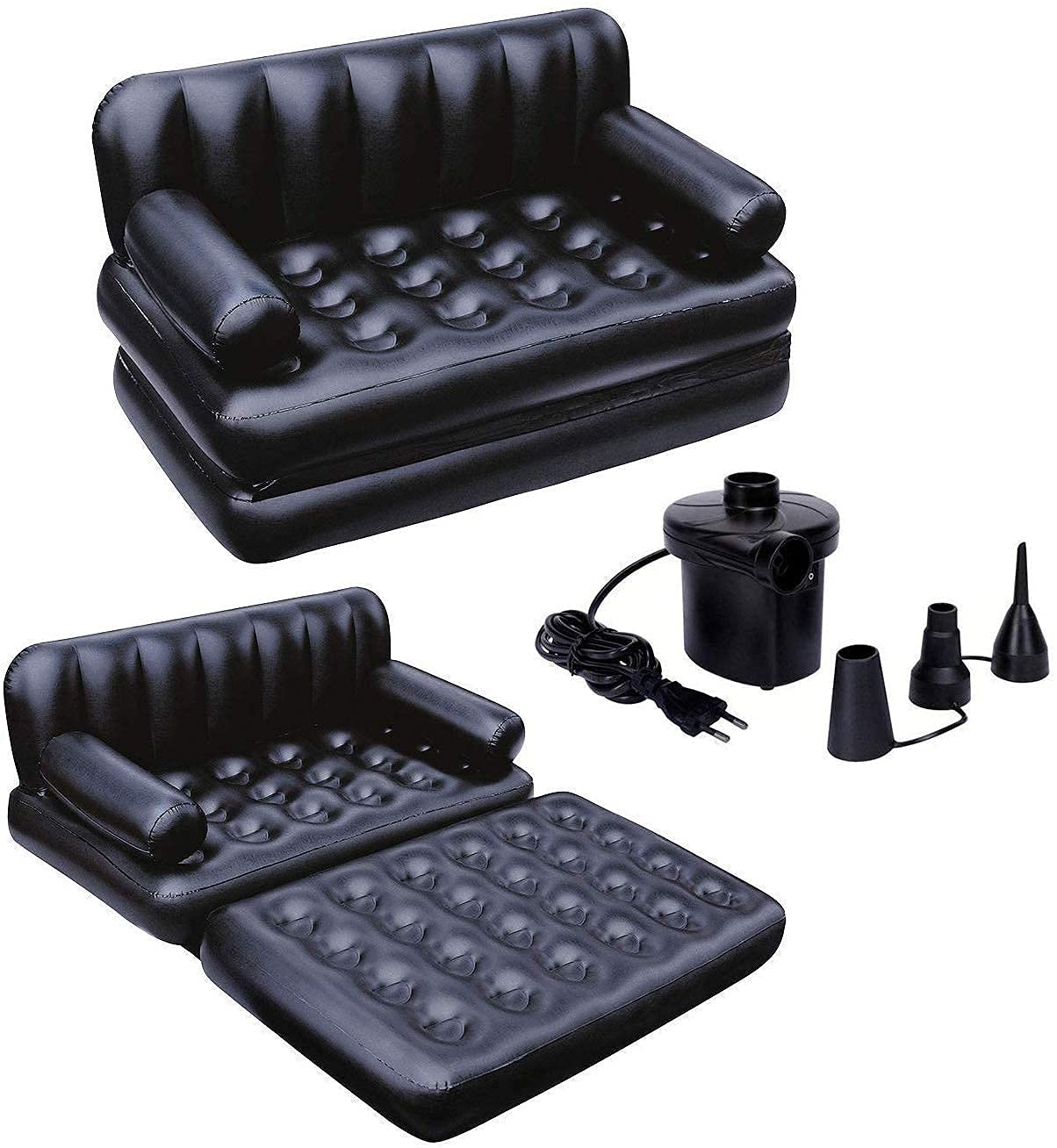 5in1 Inflatable Multifunction sofa-bed With Manual pump