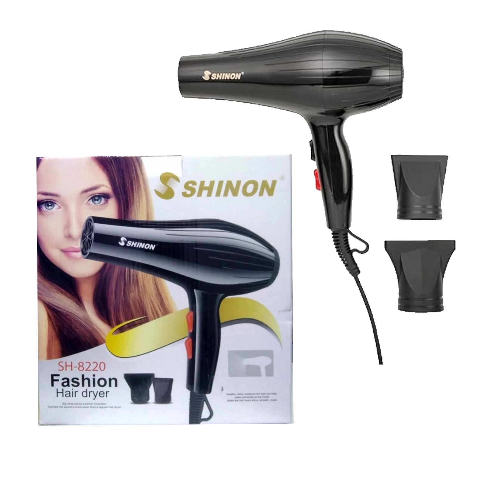 SHINON HAIR DRYER, Hair blow dryer 4000 Watt powerful motor with 2 heat and 3 speed settings effective drying tool for home and salon