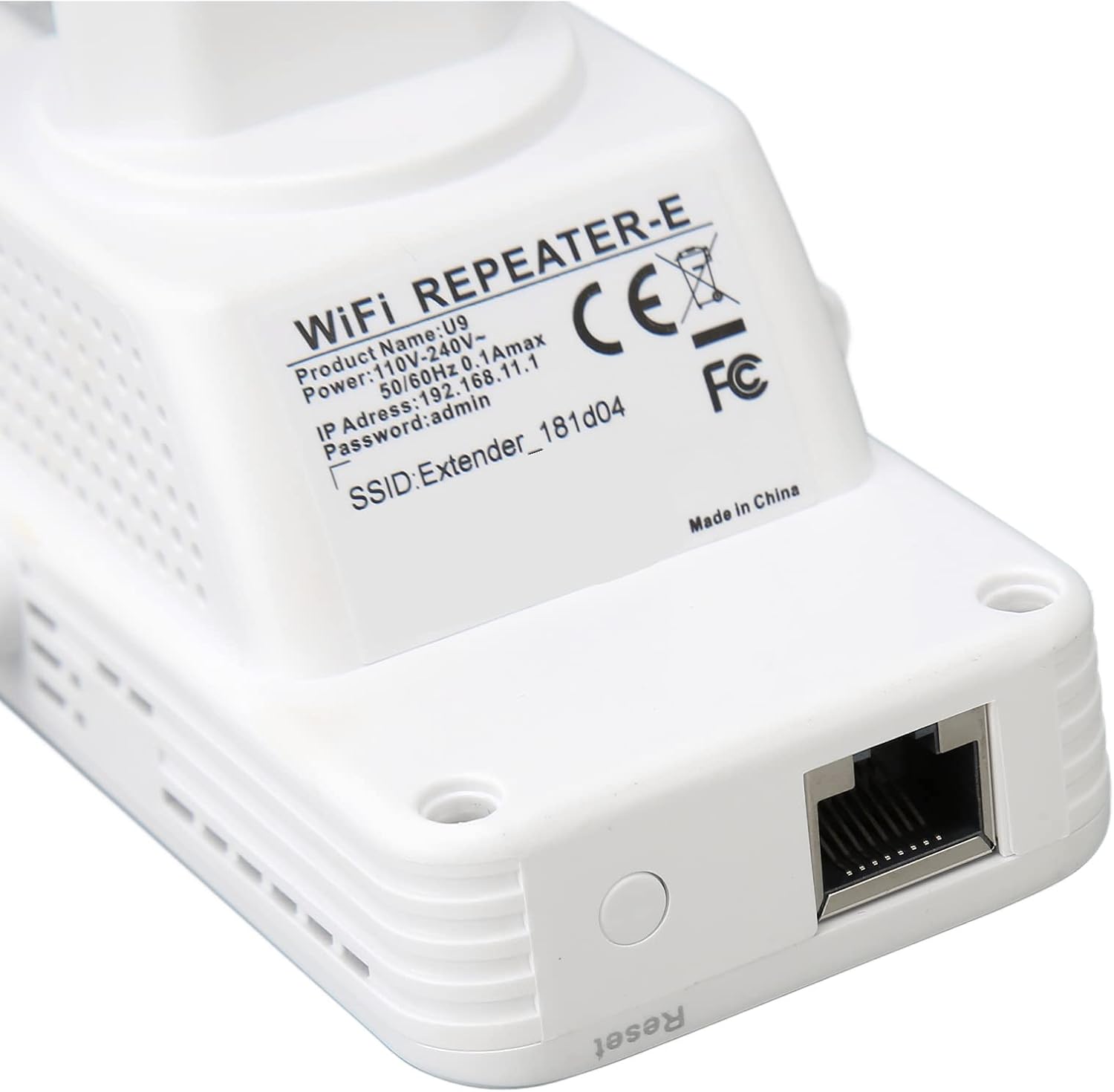 Wi-Fi Extender, Wi-Fi Booster with AP Mode, Router Mode, Repeater Mode, Wireless Repeater Booster with Ethernet Port, Wireless Home Signal Booster
