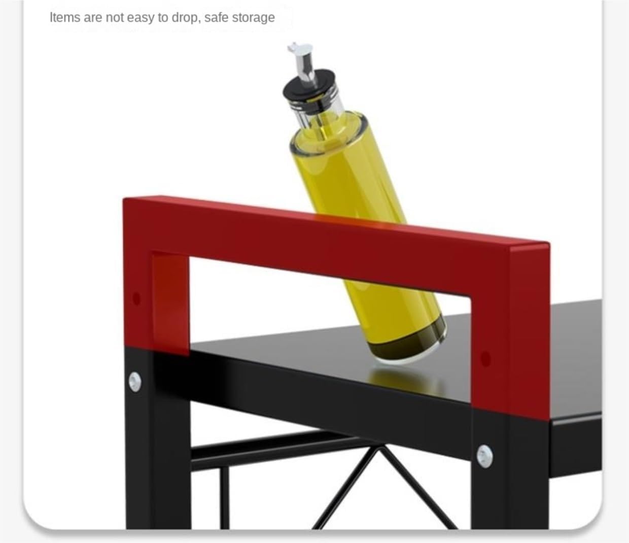 Microwave Stand Microwave Shelf Retractable Microwave Oven Rack 3 Tiers Microwave Stand Shelf Expandable Length 40-63 Kitchen Storage Rack Microwave Rack