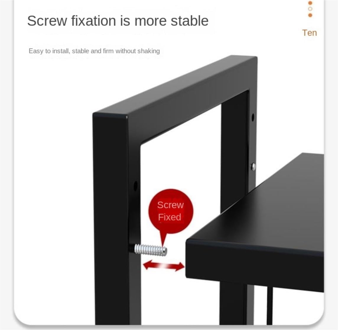 Microwave Stand Microwave Shelf Retractable Microwave Oven Rack 3 Tiers Microwave Stand Shelf Expandable Length 40-63 Kitchen Storage Rack Microwave Rack