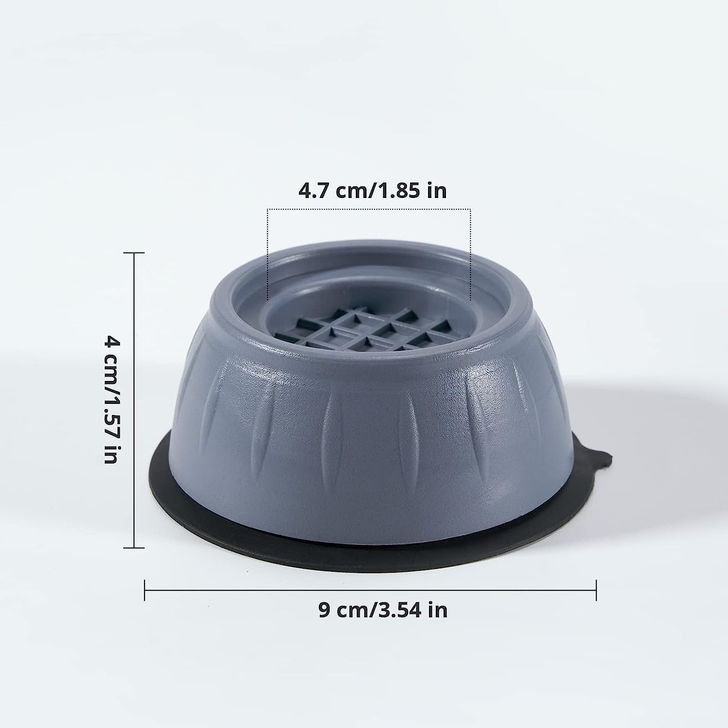 Vibration Feet Universal Washing Machine with Rubber Shock Absorber for Washing Machines and Dryers Universal Anti-Vibration Anti-Vibration Support 4 Pieces Non-Slip Mat for Refrigerator Table