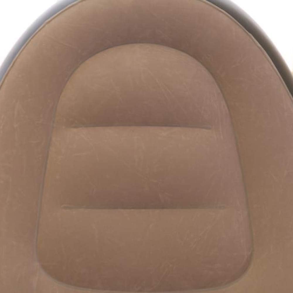 Inflatable Ultra Lounge Chair Blow Up Chaise Lounge with Ottoman Air Lazy Sofa Set Indoor Outdoor Portable Blow-Up Seat for Lounge or Living Room with Manual air Pump