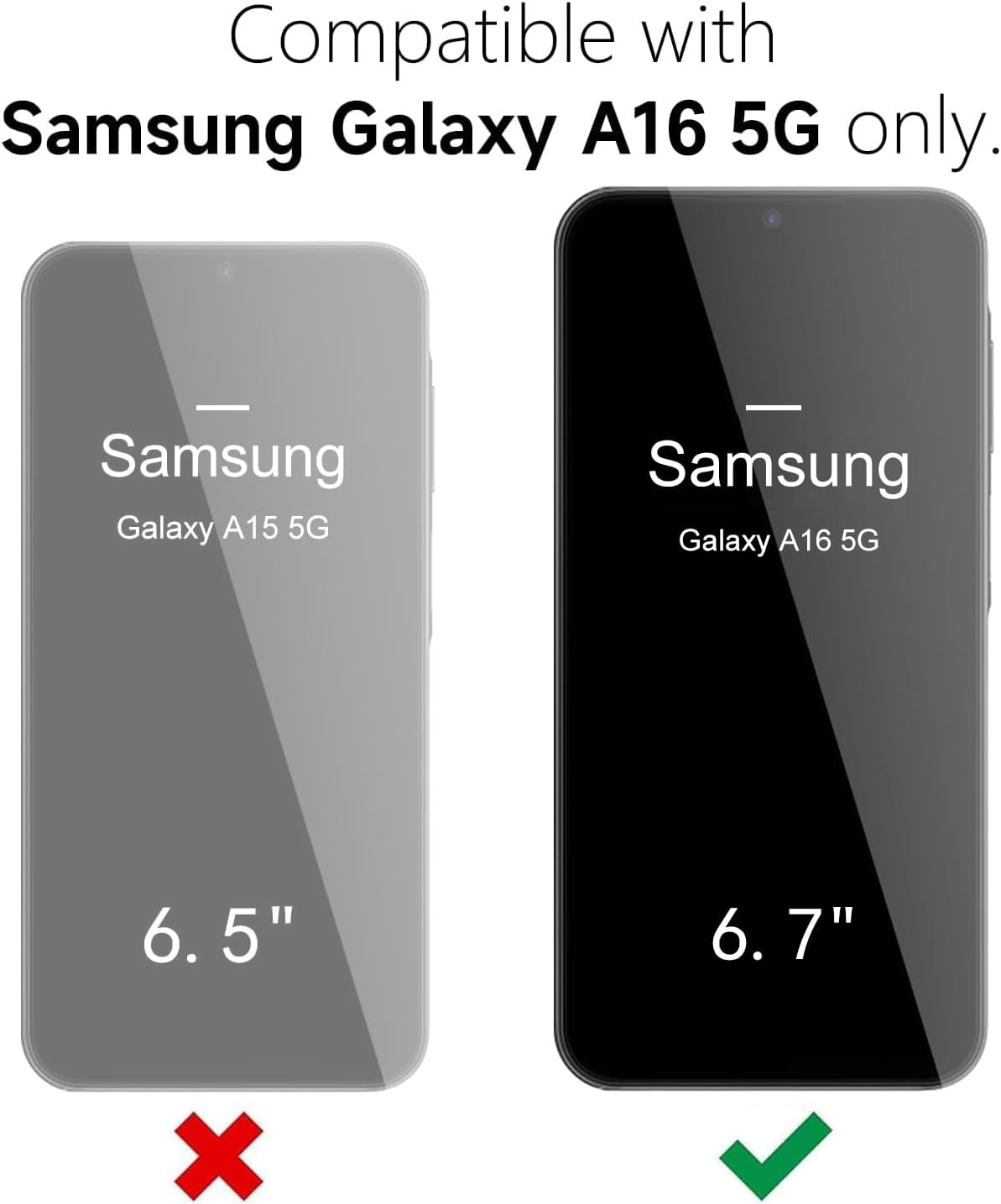 Samsung Galaxy A16 5G Case Silicone, Thin Slim Grip Soft Rubber Gel Protective Phone Case for Women, Matte Plain Solid Color Aesthetic Cute Girly Case with Camera Cover