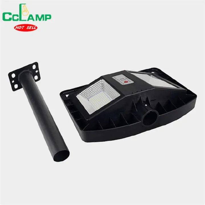 300watts Solar Street Lights Outdoor LED Solar Street Light Cclamp CL-115 Dusk to Dawn for Security Lighting All-In-One 300W Double Sided Street Light With Motion & Darkness Sensor