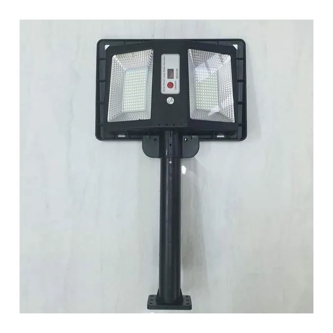 300watts Solar Street Lights Outdoor LED Solar Street Light Cclamp CL-115 Dusk to Dawn for Security Lighting All-In-One 300W Double Sided Street Light With Motion & Darkness Sensor